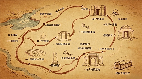 盗墓笔记启程第二章七星鲁王宫解锁攻略