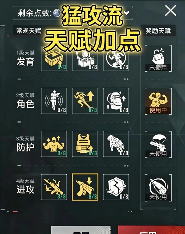 和平精英5套热门天赋加点 地铁逃生天赋点最强搭配推荐