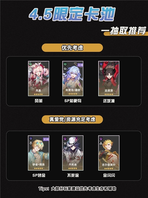 崩坏星穹铁道4.5限定卡池抽取推荐 一看就懂(附建议)！