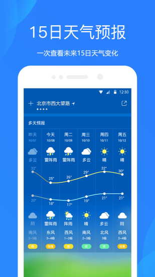 天气预报免费下载新版本最新版